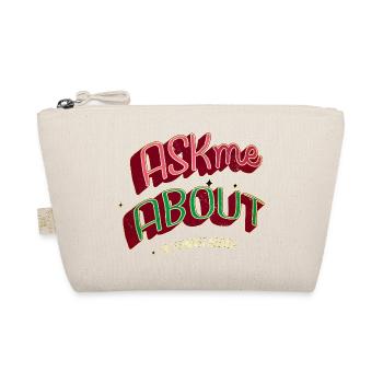 sayings gift idea hippy birthday present idea - Bio-Täschchen - Natur - Vorne