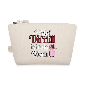 Mei Dirndl is in da Wäsch – Dialekt Humor - Bio-Täschchen - Natur - Vorne