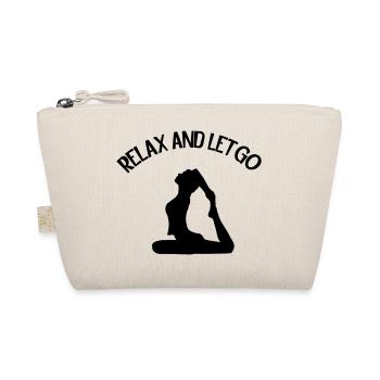 Relax and let go! Customisable - Organic Pouch - nature - Front