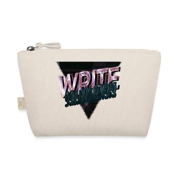 christmas present idea blogging jokes costume - Organic Pouch - nature - Front