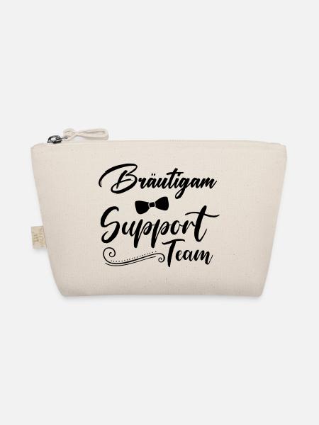 bräutigam support team - Bio-Täschchen - Natur - Vorne