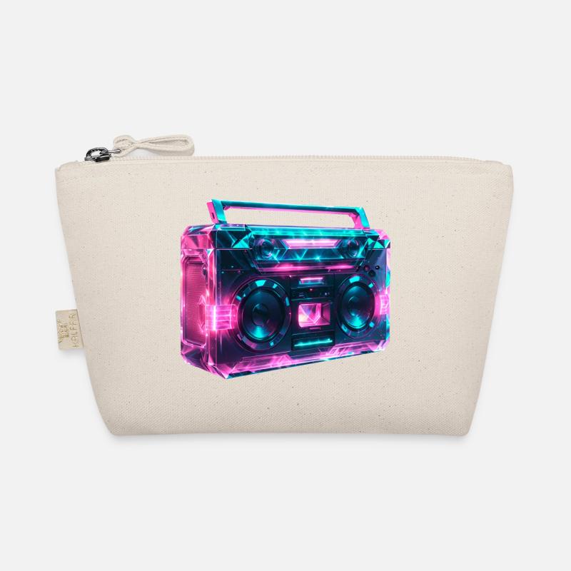 Boom box magnétophone cassette rétro wave Trousse biologique