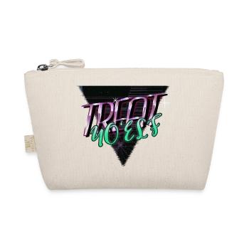 Geek Fun Humor Christmas Tree Present Idea - Organic Pouch - nature - Front