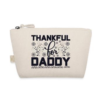 Thankful for Daddy - Bio-Täschchen - Natur - Vorne