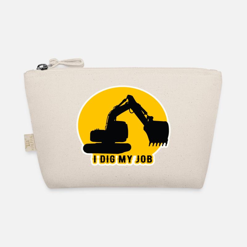 Lustiges Zitat Baggerfahrer Bio-Täschchen