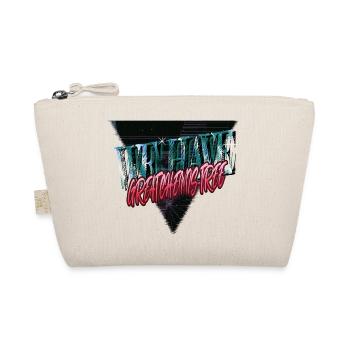 funny gym beard gang sayings jokes animal beard - Organic Pouch - nature - Front