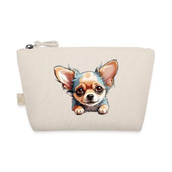 Chihuahua Tête De Chien Mignon Animal Amour - Trousse biologique - nature - Devant
