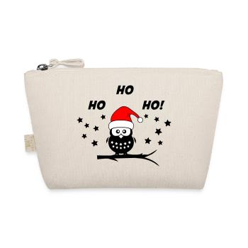 Hibou Noël Père Noël - Trousse biologique - nature - Devant