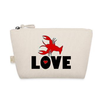 I Love Lobster-Love Seafood-Best seafood - Organic Pouch - nature - Front