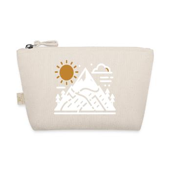 Mountain Love Mountain Mountaineering Outdoor Climbing w - Organic Pouch - nature - Front