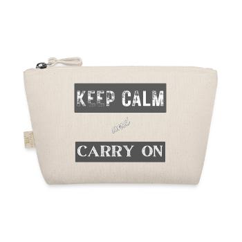 Keep Calm and Carry On - Organic Pouch - nature - Front