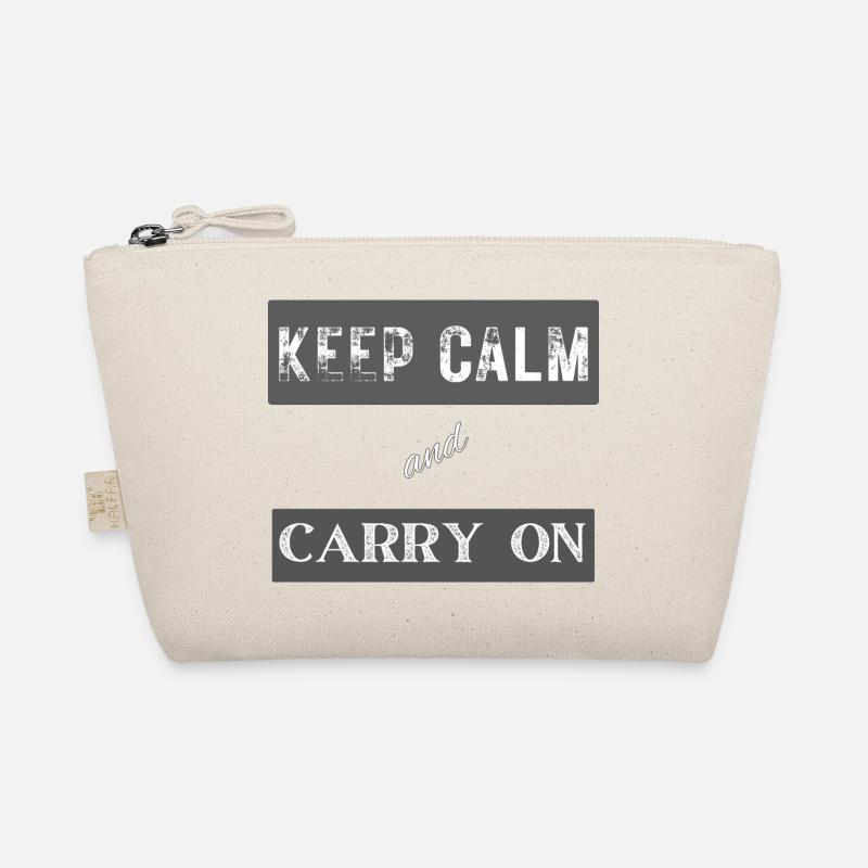 Keep Calm and Carry On Bio-Täschchen