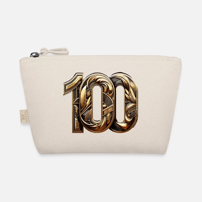 100 ans or moderne 100e cadeau d’anniversaire Trousse biologique