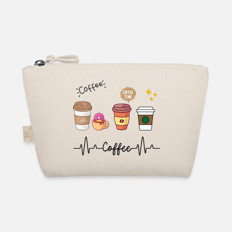 Ich liebe Kaffee Bio-Täschchen