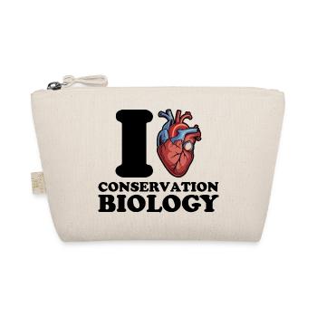 I love conservation biology - Organic Pouch - nature - Front
