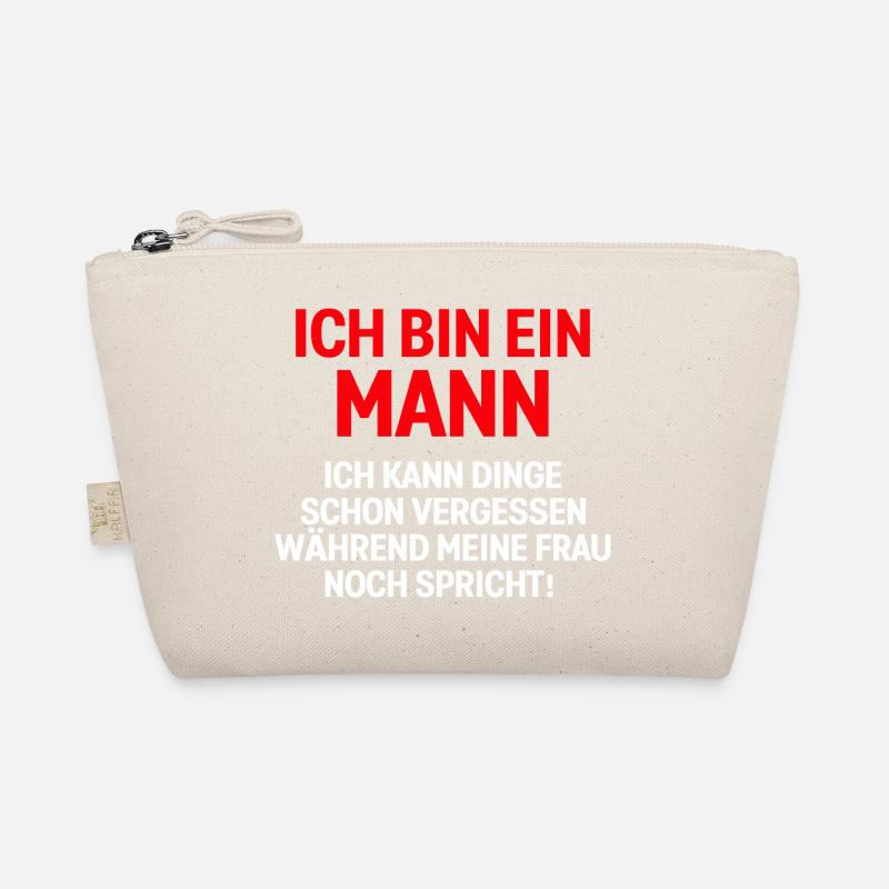Ich bin ein mann ich kann dinge schon vergessen Bio-Täschchen