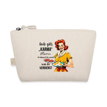 Retro woman housewife sarcastic design - Bio-Täschchen - Natur - Vorne
