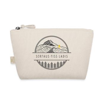 Minimalistisches Serfaus Fiss Ladis-Logo - Bio-Täschchen - Natur - Vorne
