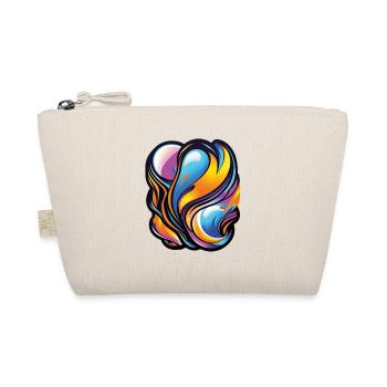 Creative Expression: Colorful Waves of Inspiration - Organic Pouch - nature - Front