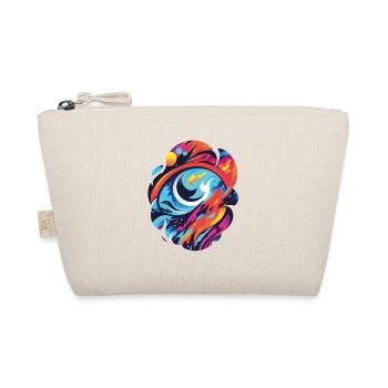 Colorful Eye: Artful depiction of soul - Organic Pouch - nature - Front