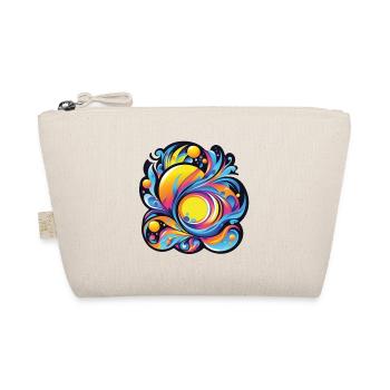 Rainbow Swirl: An Explosion of Creative Energy - Organic Pouch - nature - Front