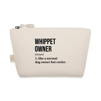 Whippet Whippet Whippet - Bio-Täschchen - Natur - Vorne