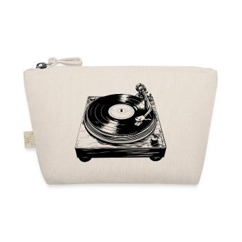 vinyle vinyle musique platine rétro - Trousse biologique - nature - Devant