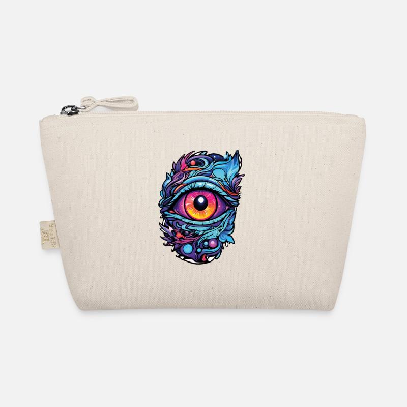 Colour explosion in view: Mystical eye artwork Organic Pouch