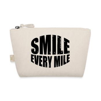 Smile Every Mile 7 - Bio-Täschchen - Natur - Vorne