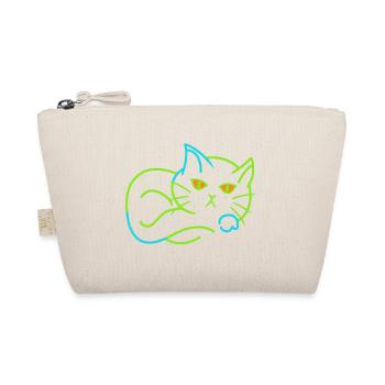 Vintage Chat Rétro Maison Tigre Fatigué - Trousse biologique - nature - Devant