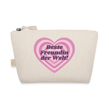 Beste Freundin der Welt - Bio-Täschchen - Natur - Vorne