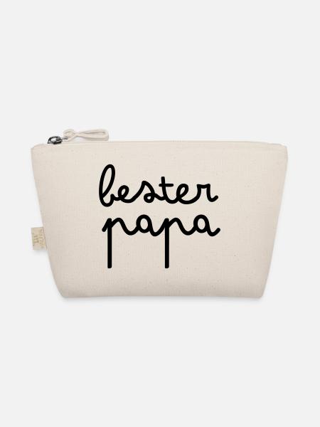 Bester Papa - Bio-Täschchen - Natur - Vorne