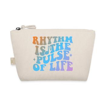 Rhythm Is The Pulse Of Life - Bio-Täschchen - Natur - Vorne