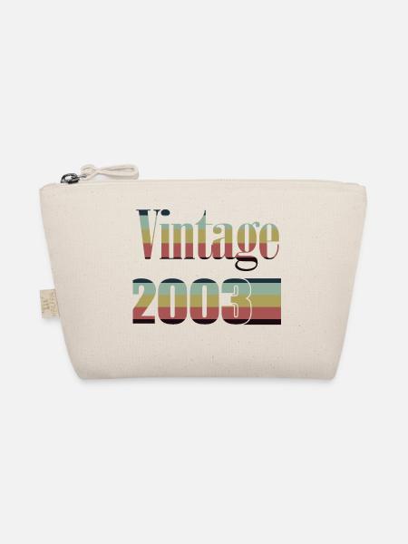 2003 Birthday 2003 Born in 2003 Birthday - Organic Pouch - nature - Front