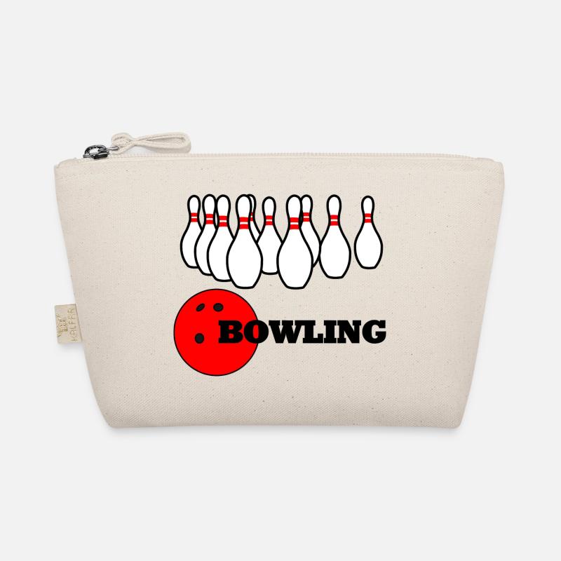 Bowling-Logo Bio-Täschchen