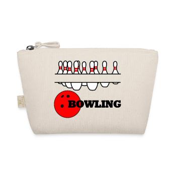 Bowling logo banner - Organic Pouch - nature - Front