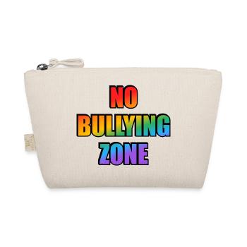 Stoppen Sie das Mobbing von LGBTQ - Bio-Täschchen - Natur - Vorne