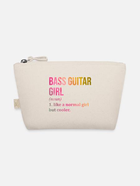 Bass Bass Bass - Organic Pouch - nature
