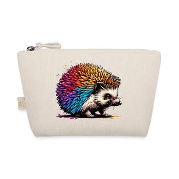 Hedgehog - Organic Pouch - nature - Front