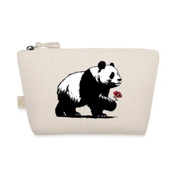 Panda - Bio-Täschchen - Natur - Vorne