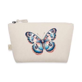 Butterfly, flower - Légèreté Envolée - Organic Pouch - nature - Front