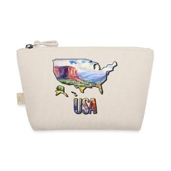Carte à l’aquarelle des États-Unis - Trousse biologique - nature - Devant