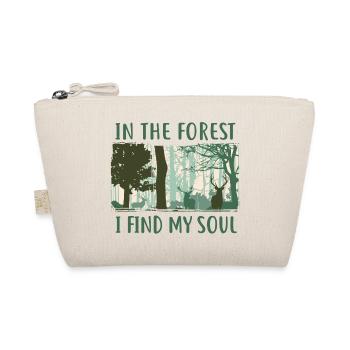 Im Wald finde ich meine Seele - Bio-Täschchen - Natur - Vorne