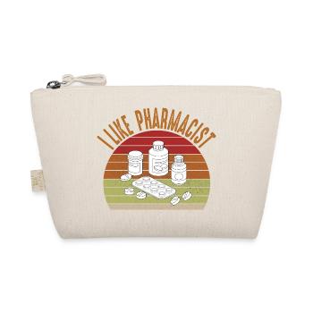 Future Vintage Retro Pharmacist Pharmacy Tech - Organic Pouch - nature - Front