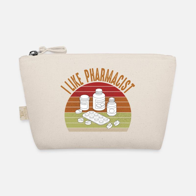 Future Vintage Retro Pharmacist Pharmacy Tech Organic Pouch