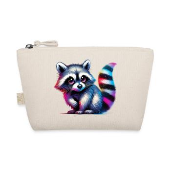 Raccoon - Organic Pouch - nature - Front
