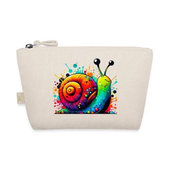 Schnecke - Bio-Täschchen - Natur - Vorne