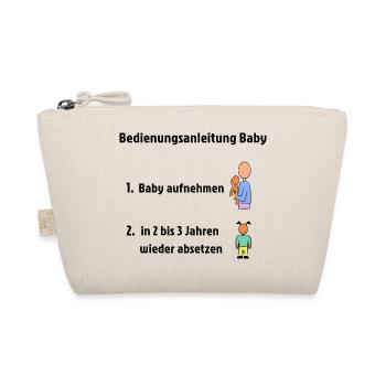 Bedienungsanleitung Baby - Bio-Täschchen - Natur - Vorne