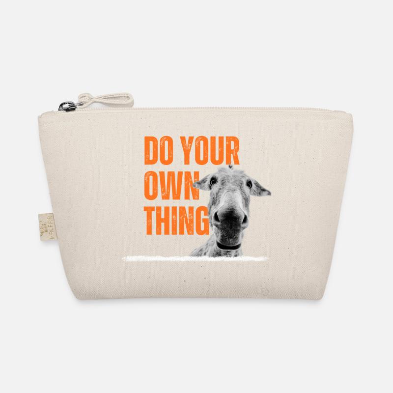 Esel - do your own thing - Bio-Täschchen - Natur