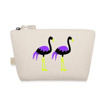 flamingos - Organic Pouch - nature - Front